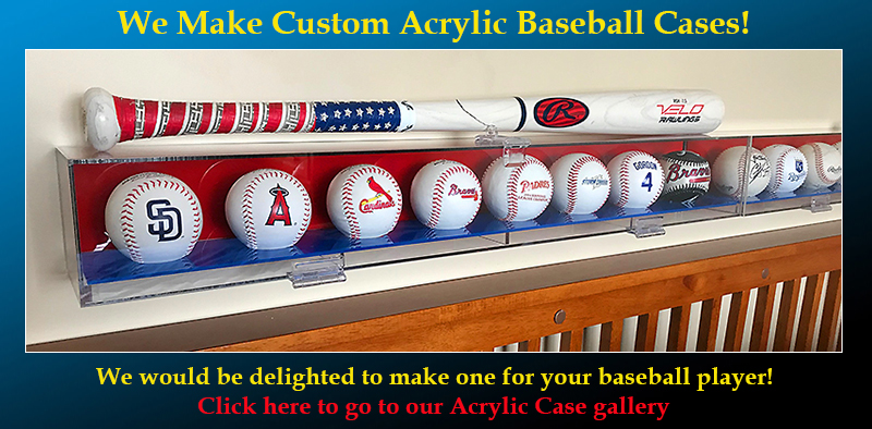 Acrylic baseball case / baseball holder