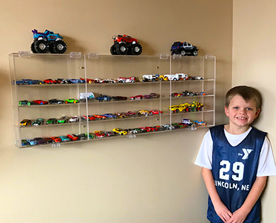 display case made for Hot Wheels collector