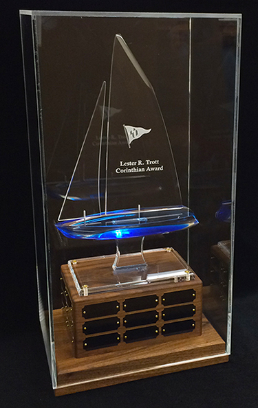 custom display case to protect award